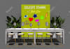 make restaurant, bar illustration, sketch