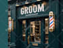 design a unique, luxury, minimal, barber shop logo