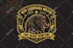 do military tactical, retro vintage, badge, and patch logo