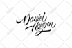 create an elegant signature script logo design