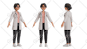 design stylized 3d characters, funko, textured, game, rig, animation, in blender