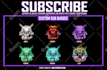 make twitch sub badges, kick badges, and discord badges