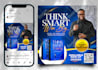 do book release, book signing and book launch flyer design