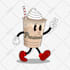 create a retro cuphead style illustration