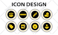 design custom flat icon set in 24 hours