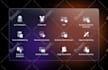 glass morphism icons for app and website