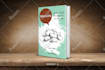 create a 3d ebook mockup with chains and lock 3d mockup