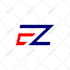 design clean initial letter, monogram logo intersect each other