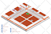 design festival maps and vector event map illustration