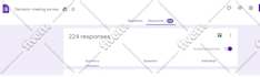 create and conduct your online survey, google form to get targeted responses