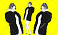 draw professionally silhouette logo or stencil to your picture