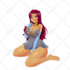 draw fanart, original character in anime style, nsfw or sfw