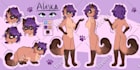 draw your furry or fursona reference sheet
