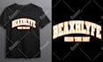 do custom 3d typography t shirt design
