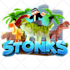 make hytale or minecraft server logo game