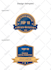 design award logo, seal, stamp, web badge