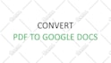 convert PDF to word, google docs, powerpoint, typing services