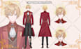 draw character sheet or reference sheet for your character design in anime style