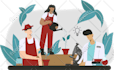 create you an awesome flat vector illustration