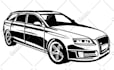 draw any object, image into simple digital line drawing