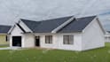 design house front elevation exterior 3d rendering