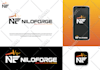 be minimal logo maker for website app tech agency ecommerce shopify etsy amazon