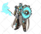 do custom digital 2d anime mecha art illustration
