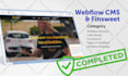 design or develop your webflow website and setup webflow cms