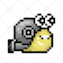 create 8 bit minimalist pixel art designs