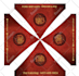 design modern canopy tent, feather flag, table cover, rollup banner