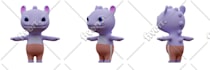 do cartoon 3d character modeling