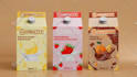 do milk, tea, rice, fast food packaging design label