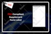 create fda, cfia, eu, fsanz compliant nutrition facts label