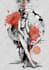 create ink, watercolor minimalistic art