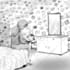 hand draw a line illustration or cartoon for you