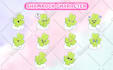 draw cute kawaii hand drawn simple cartoon character for sticker, mascot logo