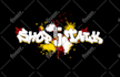 create graffiti text style logo for you