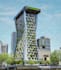 photorealistic 3d rendering of complex building exteriors