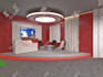 design and 3d render for your isometric gaming, streaming , music studio room