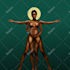 create african american goddess illustration