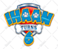 put your text or name on paw patrol logo