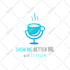 create a minimalist illustration podcast cover art logo