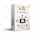 design digital product 3d box mockup software, online course cover