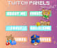 draw you original twitch info panel art