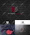 do premium unique modern 3d and minimal business logo design
