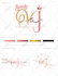 design feminine, alternative, minimalist and submark logo