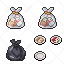 create 16x16 pixel art game assets and icons