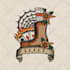 draw vintage retro badge outdoor design for logo or  t shirt
