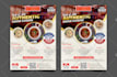 design an elegant restaurant flyer and menu