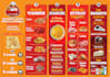 design a digital TV menu board for restaurants to boost sales with modern style